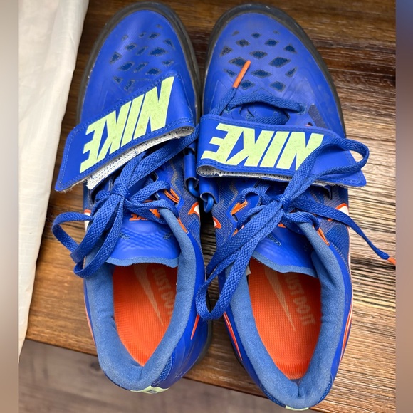 Nike Blue Track & Field Throwing Athletic Shoes - Picture 1 of 6